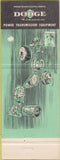 Matchbook Cover - Dodge Transmissions Lincoln NE