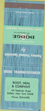 Matchbook Cover - Dodge Transmissions Buffalo NY