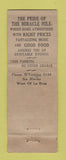 Matchbook Cover - Wilshire Bowling Cafe Los Angeles CA WEAR