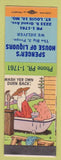 Matchbook Cover - Spencer's House of Liquor St Louis MO hillbilly