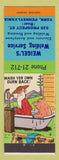 Matchbook Cover - Weigel's Welding York PA hillbilly