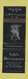 Matchbook Cover - Erb's Restaurant pig Vale OR WEAR