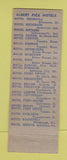 Matchbook Cover - Albert Pick Hotels