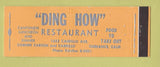 Matchbook Cover - Ding How Chinese Restaurant Torrance CA Full Length