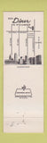 Matchbook Cover - The Diner on Sycamore Cincinnati OH Full Length