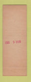 Matchbook Cover - Hugo's Bar Restaurant Mansfield OH SAMPLE Full Length