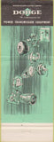 Matchbook Cover - Dodge Transmissions Modesto CA
