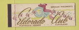 Matchbook Cover - Eldorado Club Cleveland OH girlie Full Length