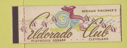 Matchbook Cover - Eldorado Club Cleveland OH girlie Full Length