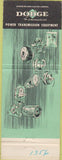 Matchbook Cover - Dodge Transmissions Denver CO Rock Springs WY