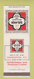 Matchbook Cover - Salaam Restaurant Supper Club Washington DC