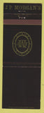 Matchbook Cover - JP Morgan's Niagara Falls NY