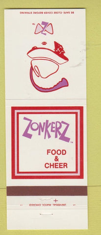 Matchbook Cover - Zonkerz Restaurant girlie Fort Wayne IN