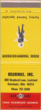 Matchbook Cover - Dodge Transmissions Cincinnati OH