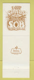 Matchbook Cover SOB Little Rock AR mermaid girlie
