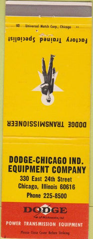 Matchbook Cover - Dodge Transmissions Chicago IL