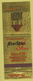 Matchbook Cover - Colligan's Stockton Inn Stockton NJ #1 GOLD