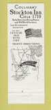 Matchbook Cover - Colligan's Stockton Inn Stockton NJ #1 GOLD