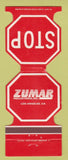 Matchbook Cover - Zumar Industries Los Angeles CA