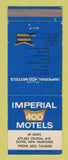 Matchbook Cover - Imperial 400 Motels Dover NH