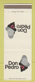 Matchbook Cover - Don Pedro Hair Salon for men Memphis TN