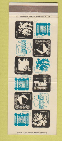 Matchbook Cover - Depot House Golden Steer London House St Paul Duluth MN