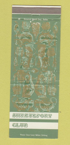 Matchbook Cover - Shreveport Club LA