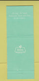 Matchbook Cover - B Line Diner Peabody Hotel Orlando FL