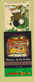 Matchbook Cover - Le Monseigneur Silver Spring MD