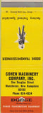Matchbook Cover - Dodge Transmissions Manchester NH