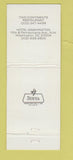 Matchbook Cover - The Two Continents Hotel Washington DC
