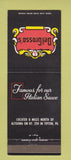 Matchbook Cover - Del Grosso's Tipton PA Italian