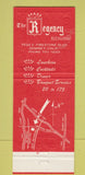 Matchbook Cover - Regency Restaurant Downey CA