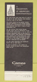 Matchbook Cover - Brower's Cafe Long Beach CA Christmas