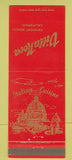 Matchbook Cover - Villa Nova Italian Newport Beach CA