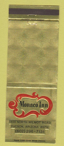 Matchbook Cover - Monaca Inn Tucson AZ