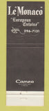 Matchbook Cover - Monaca Inn Tucson AZ