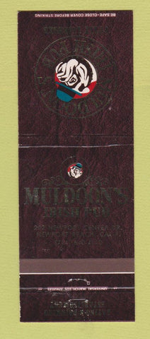 Matchbook Cover - Muldoon's Irish Pub Newport Beach CA