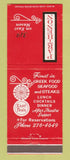 Matchbook Cover - Parthenon Greek Restaurant