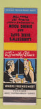 Matchbook Cover - Lamberth's Dixie Cafe Clarendon TX