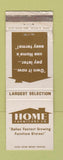 Matchbook Cover - Home Furniture Dallas TX WORN