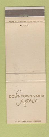 Matchbook Cover - Downtown YMCA Cafeteria Dallas TX