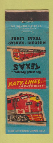 Matchbook Cover - Katy Railroad