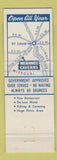 Matchbook Cover - Jesse James Hide-out Meramec Caverns MO