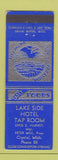 Matchbook Cover - Lake Side Hotel Tap Room Crystal MI low phone #