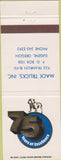 Matchbook Cover - Mack Trucks 75th Anniversary Eugene OR