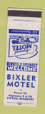 Matchbook Cover - Bixler Motel Tipton MO low phone #