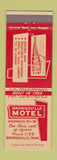 Matchbook Cover - Brownsville Motel TN low phone #