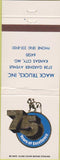 Matchbook Cover - Mack Trucks 75th Anniversary Kansas City MO
