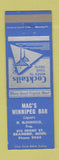 Matchbook Cover - Mac's Winnipeg Bar Brainerd MN
